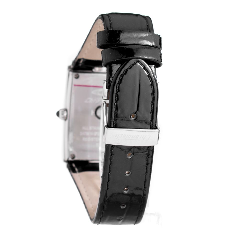 Chronotech Black Leather Dress Watch Chronotech