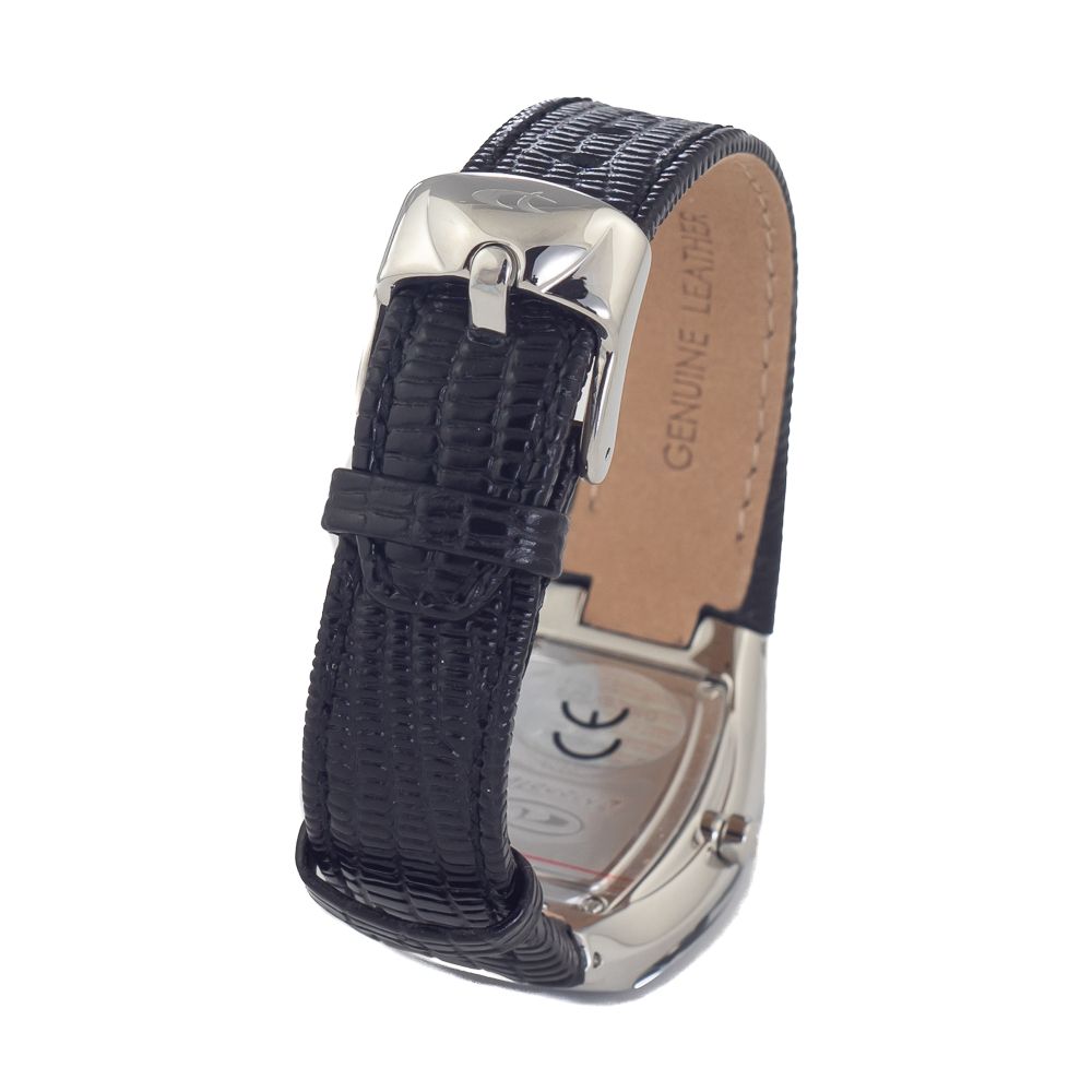 Chronotech Black Leather Dress Watch Chronotech