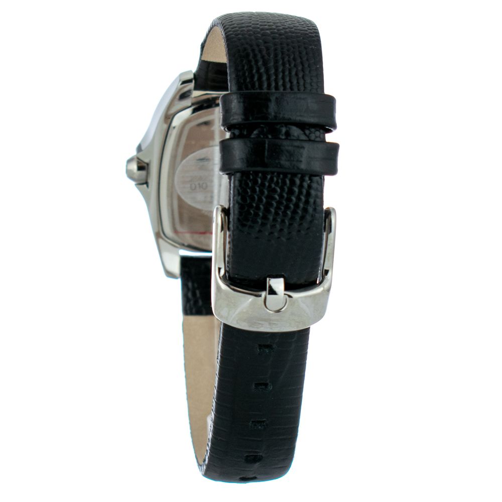 Chronotech Black Leather Dress Watch Chronotech