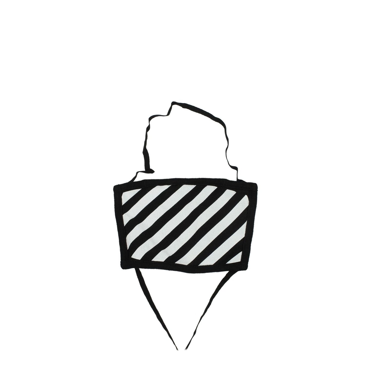 Off-White Black Cotton Facemask Off-White