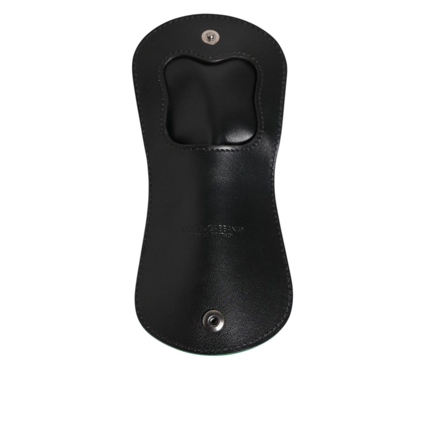 Dolce & Gabbana Green Exotic Skin Coin Condom Case Holder Pocket Wallet