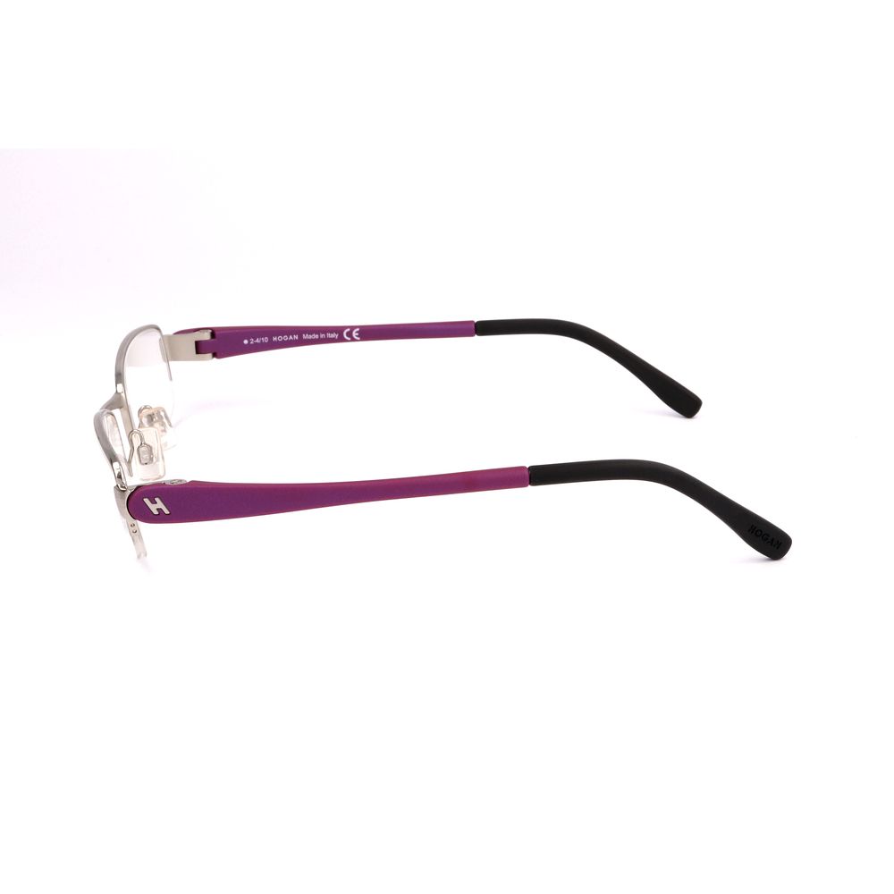 Hogan Gray Metal Glasses (Frames) Hogan