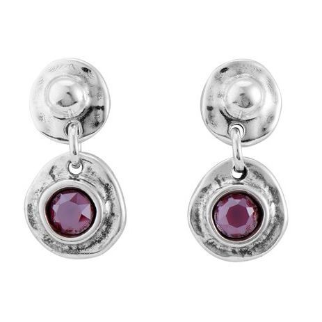 ORECCHINI UNO DE 50 MOD. UD_PEN0619ROJMTL0U UNOde50