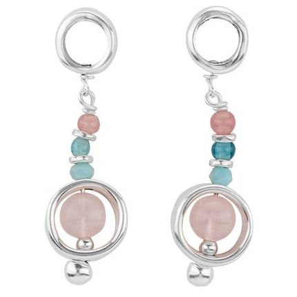 ORECCHINI UNO DE 50 MOD. UD_PEN0639MCLMTLOU UNOde50