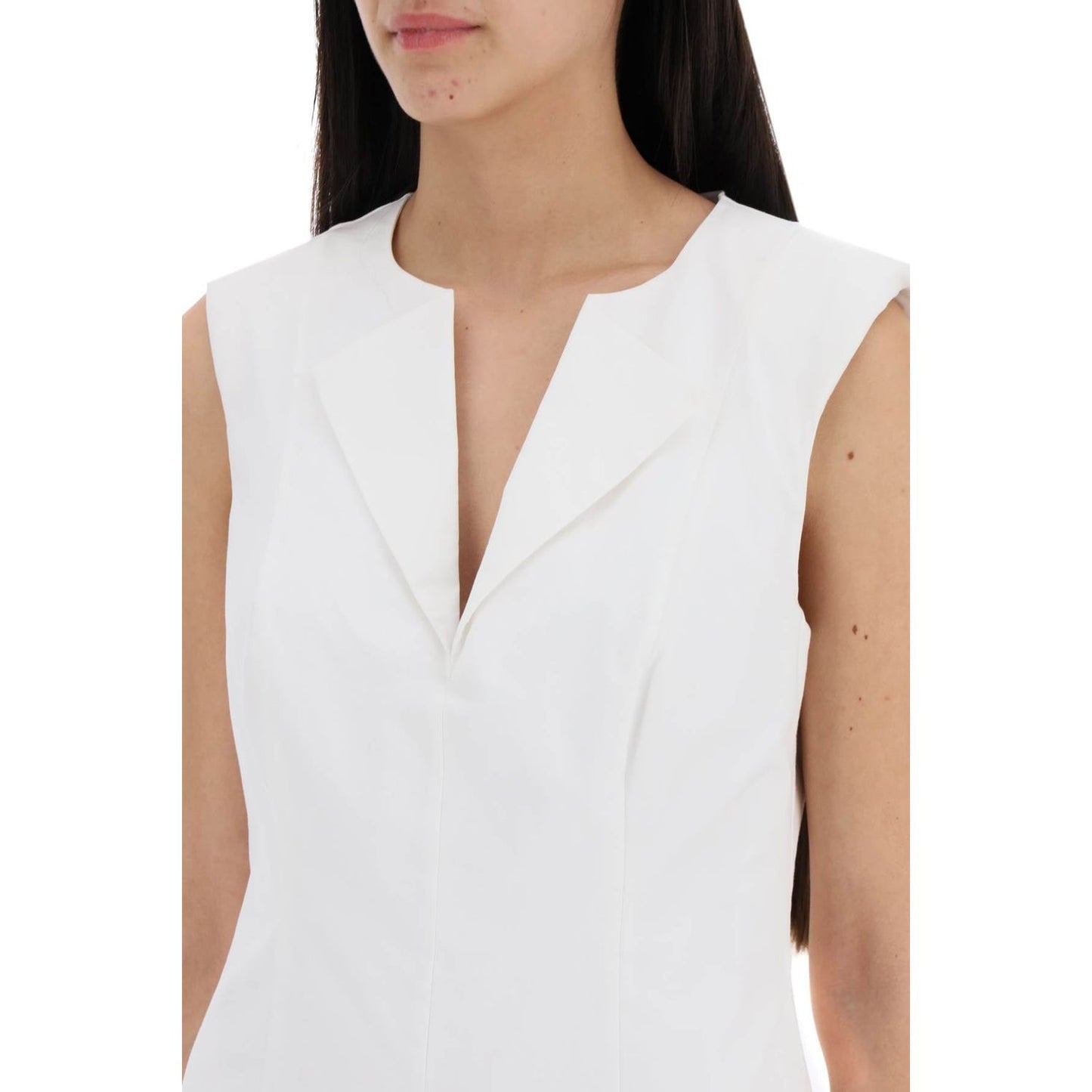 Roland Mouret cotton poplin midi dress Dresses Roland Mouret