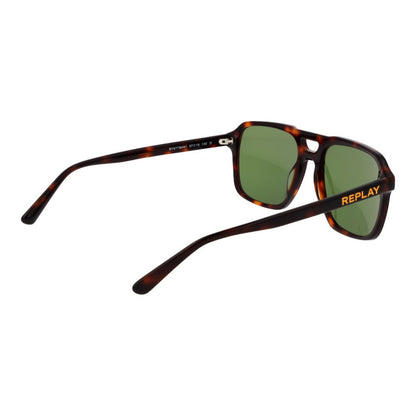 Replay Brown Plastic Sunglasses