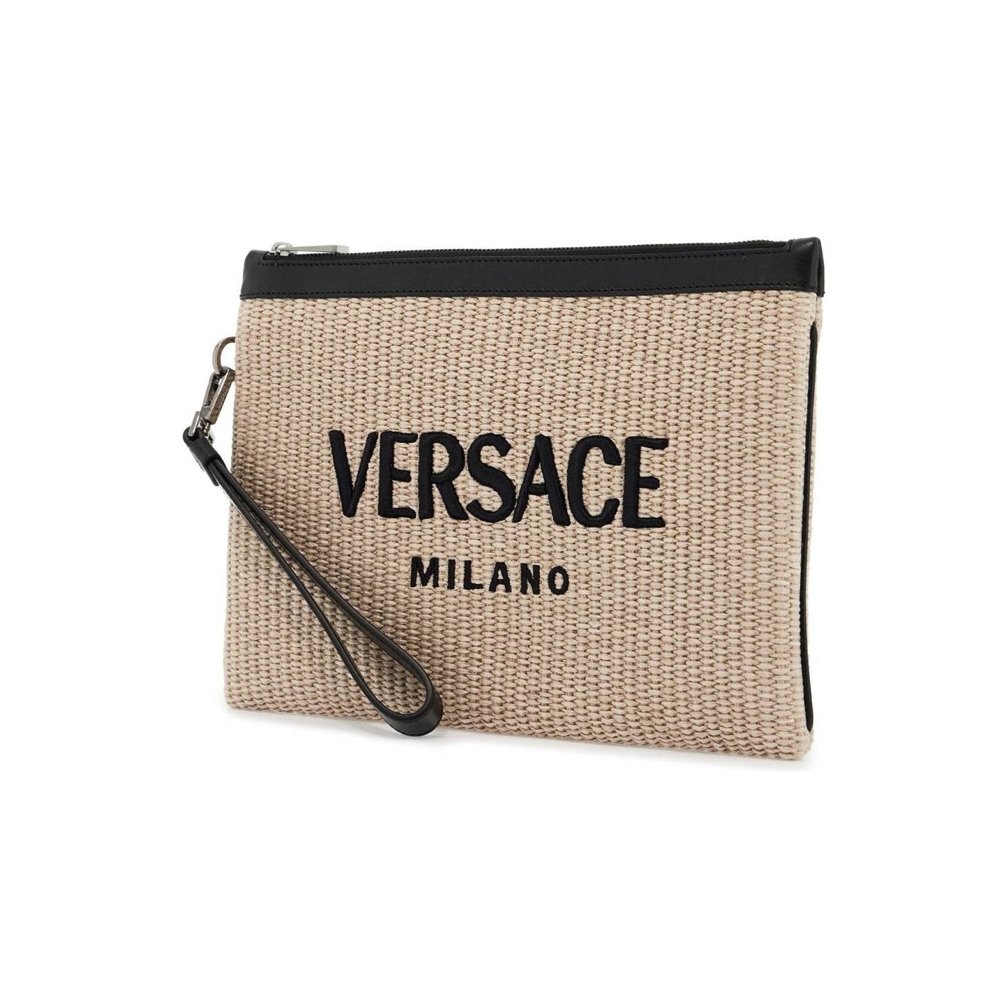 Versace raffia pouch Business & travel bags Versace