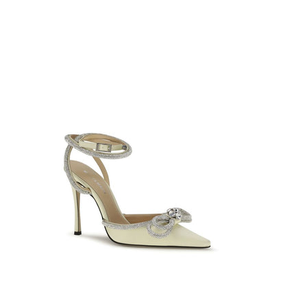 MACH & MACH Bicolor Silk High Heel Pumps