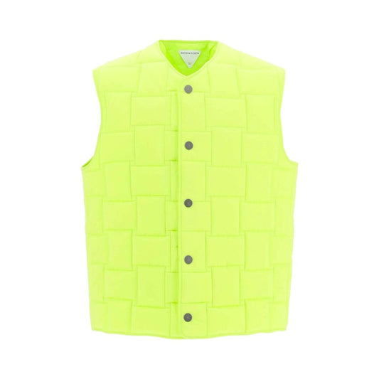 Bottega Veneta Bicolor Polyamide Sleeveless Jacket