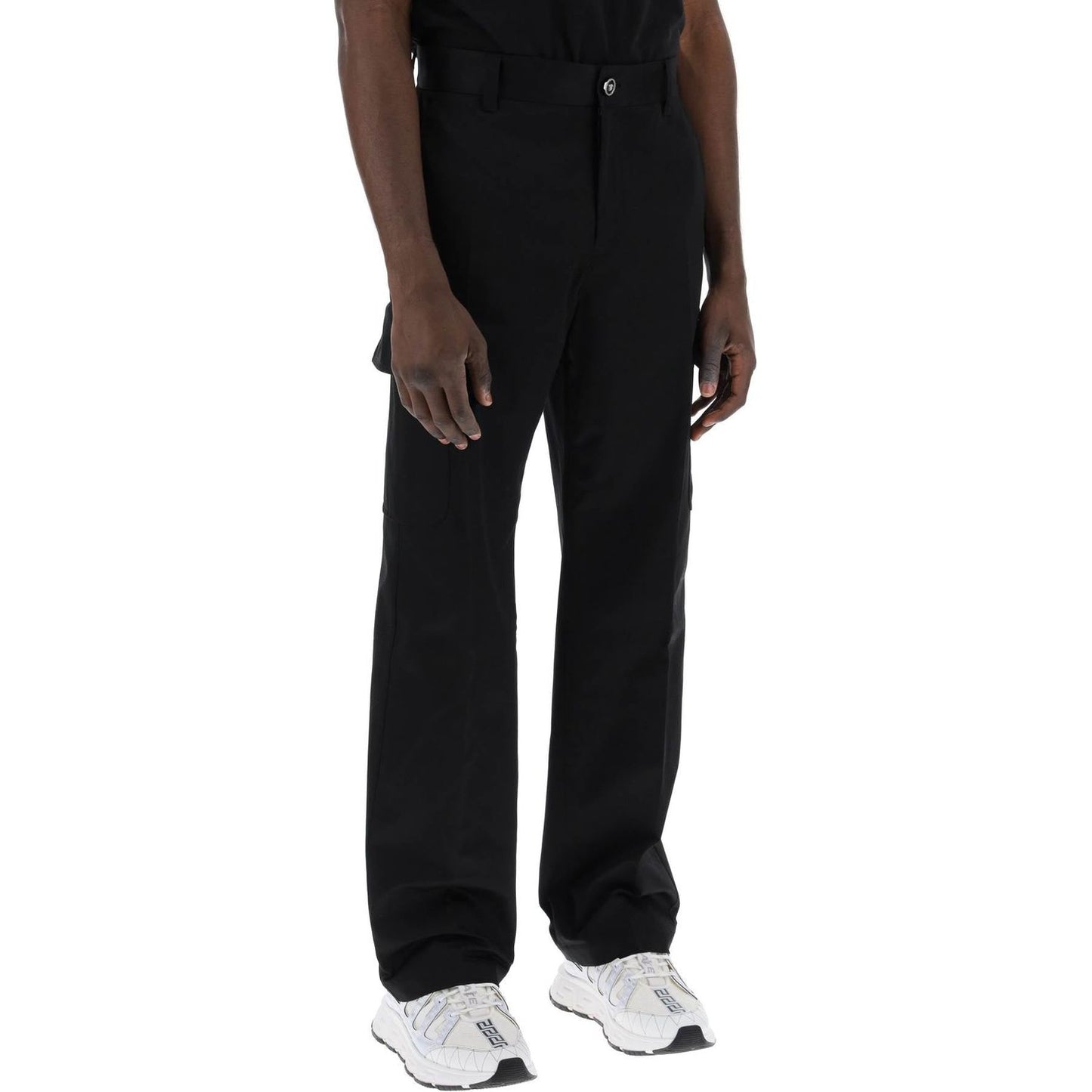 Versace cotton gabardine cargo pants in Trousers Versace