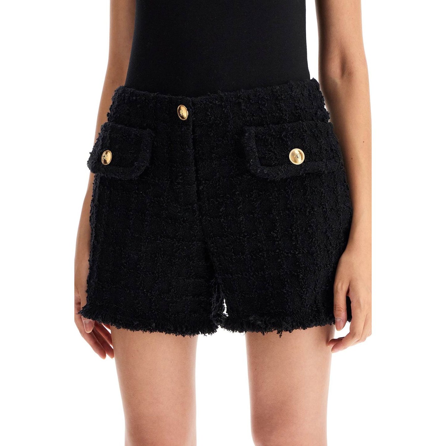 Versace "heritage tweed mini shorts Short trousers Versace