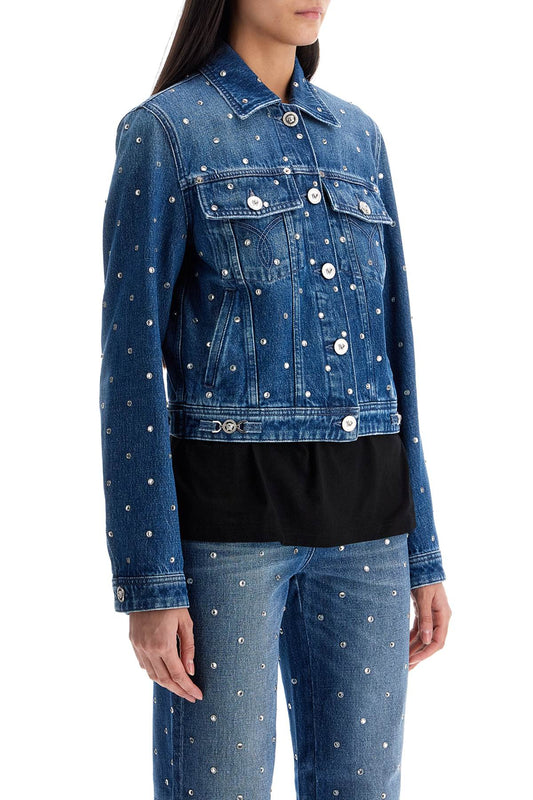 Versace 'starry sky denim jacket Jackets Versace