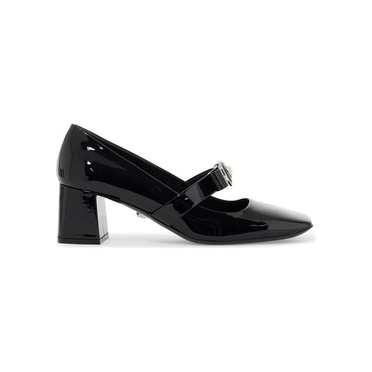 Versace gianni ribbon patent leather pumps