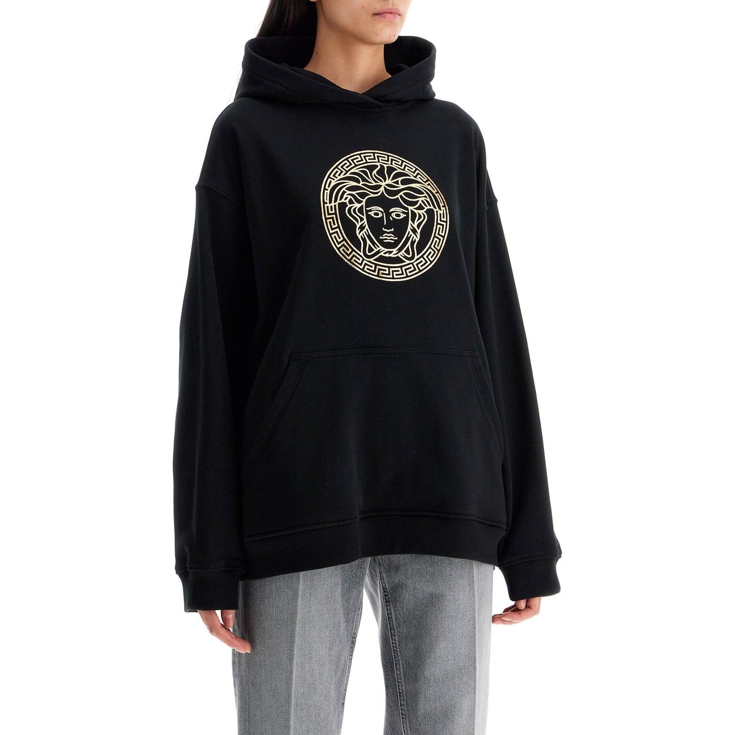 Versace hooded sweatshirt with med Topwear Versace