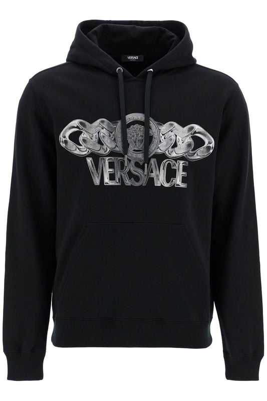 Versace 'hooded sweatshirt with medusa Topwear Versace