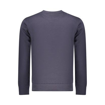 Coveri Moving Blue Cotton Men Sweatshirt
