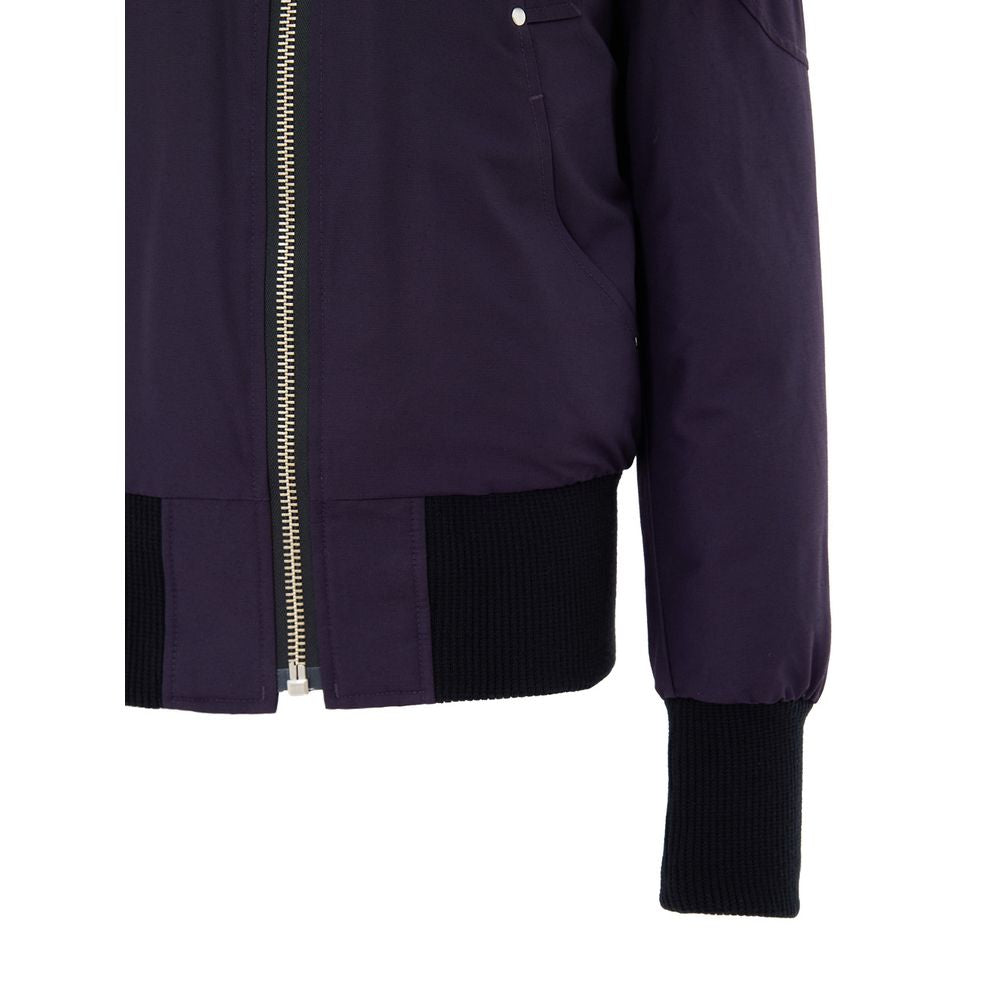 Moose Knuckles Purple Cotton Bomber