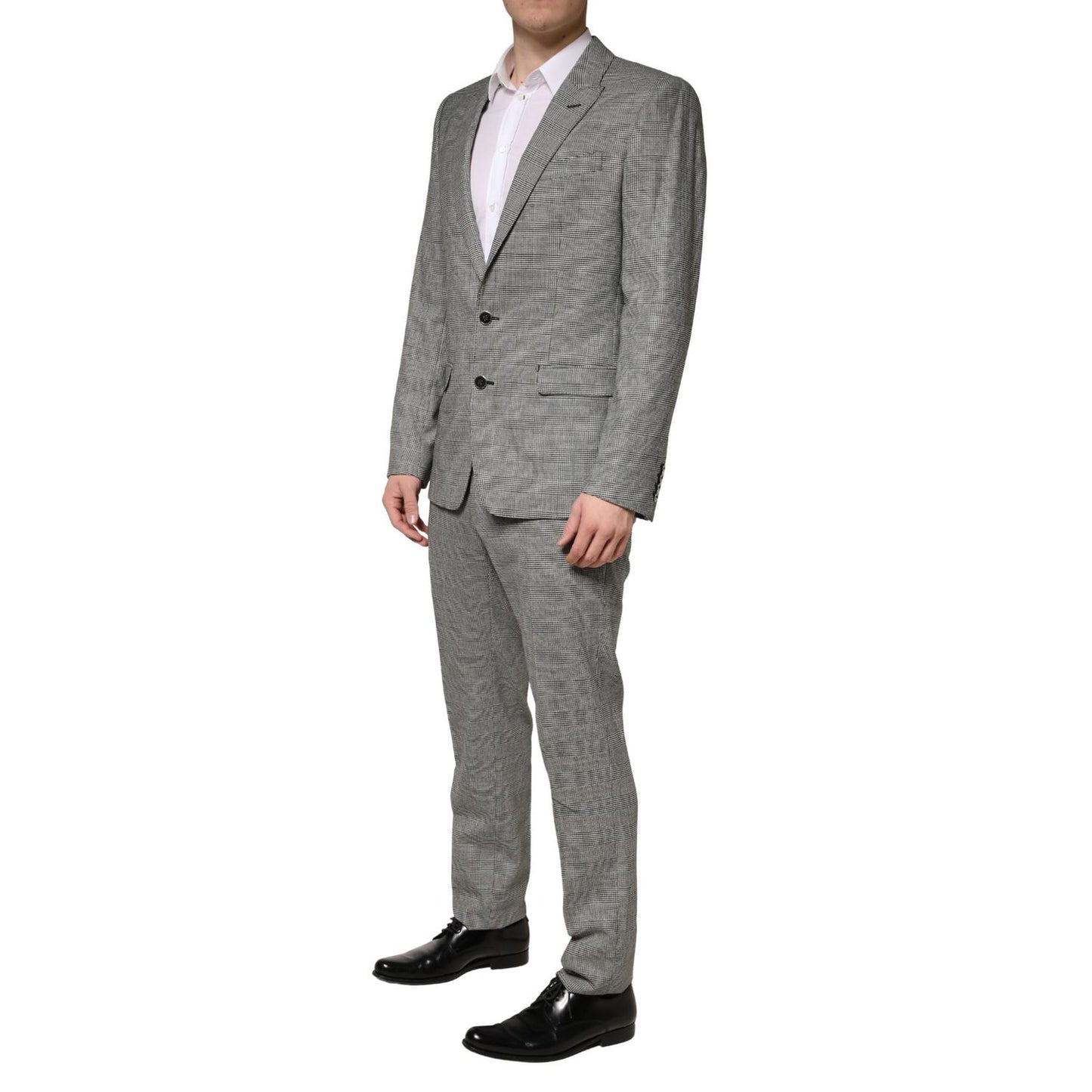 Dolce & Gabbana Gray MARTINI Single Breasted Formal 2PC Suit