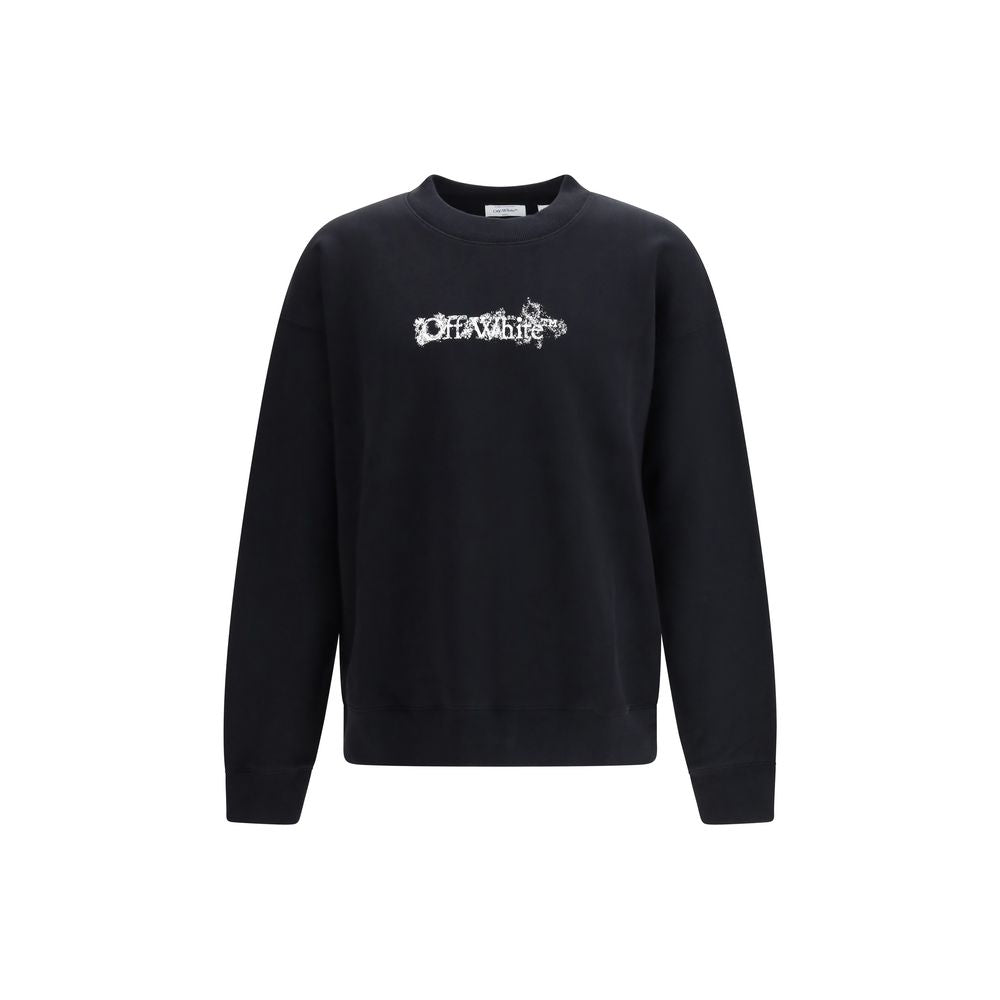 Off-White Black Cotton Sweatshirt 1728,72470364320,Black,Clothing,L,M,Men,New with tags,Off-White,S,Sweaters - Clothing,Sweatshirts - Sweaters - Clothing,XL