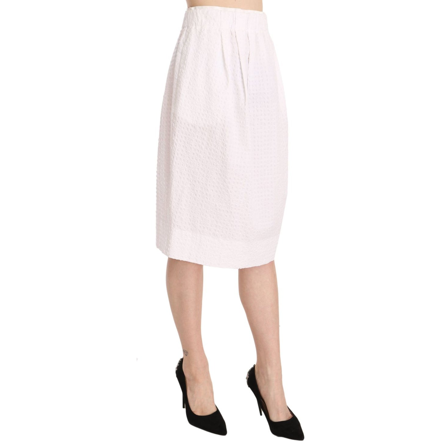 L'Autre Chose Elegant White Pencil Skirt L'Autre Chose