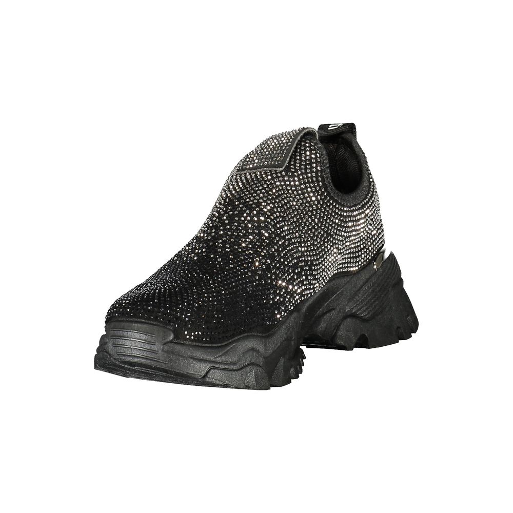 Laura Biagiotti Black Polyurethane Women Sneaker