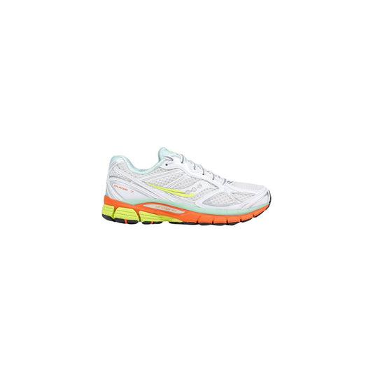 Saucony White Textile Athletic Sneakers