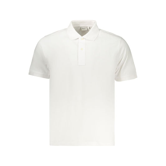 Pepe Jeans White Cotton Men Polo Shirt