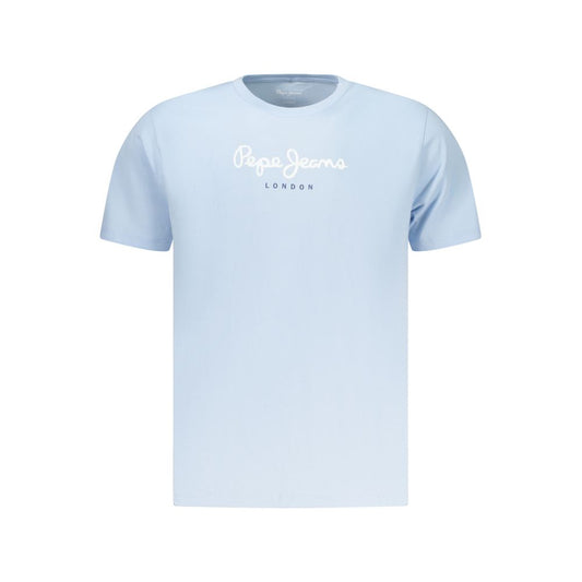 Pepe Jeans Azzurro Cotton Men T-Shirt
