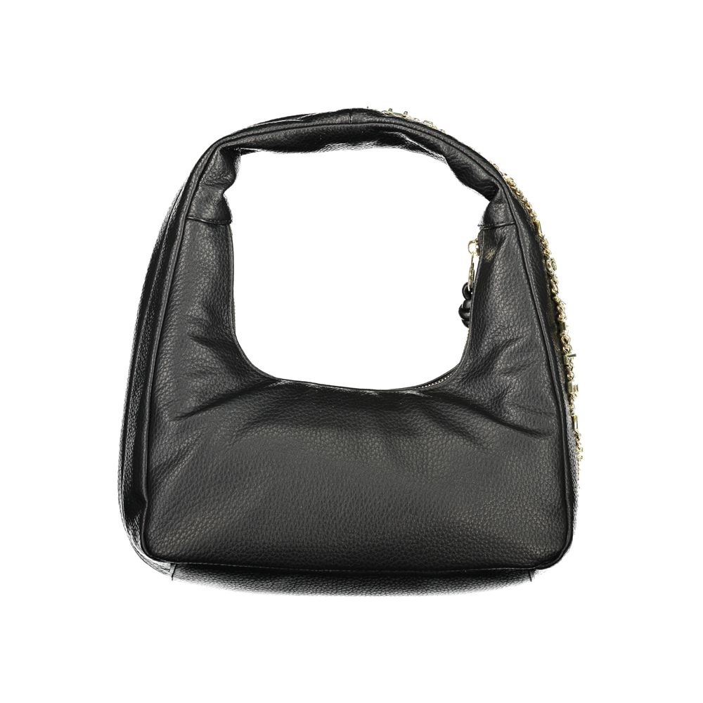 Mario Valentino Black Polyurethane Women's Bag