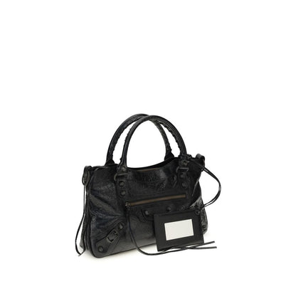 Balenciaga Black The City First Shoulder Bag