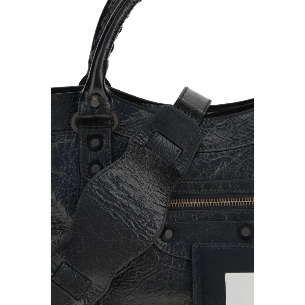Balenciaga Black The City First Shoulder Bag