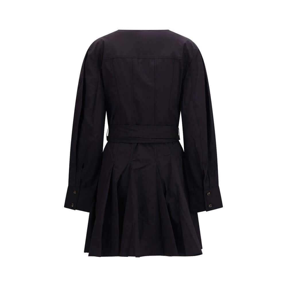 Ganni Black Cotton Casual Dress