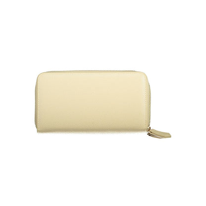 Mario Valentino Beige Polyurethane Women's Wallet