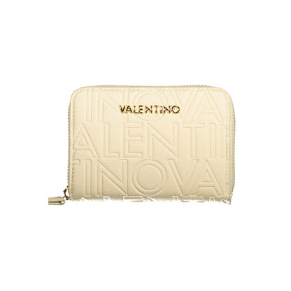Mario Valentino Beige Polyurethane Women's Wallet