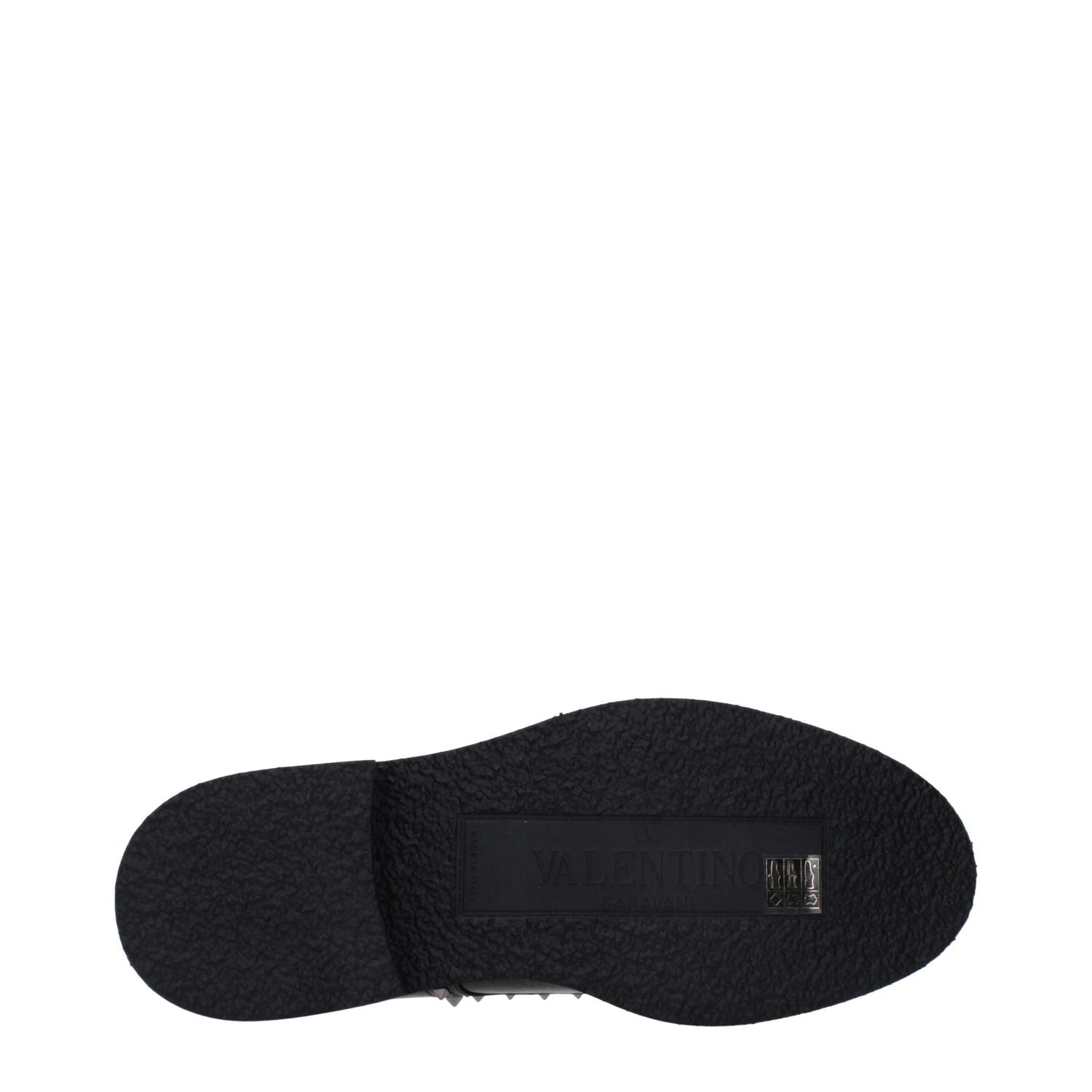Valentino Garavani Black Leather Oxfords And Derbies