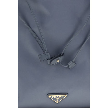 Prada Blue Recycled Polyamide Clutch Bag