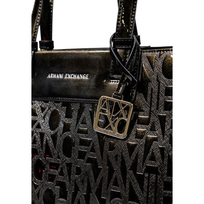 Armani Exchange Black Polyester Handbag