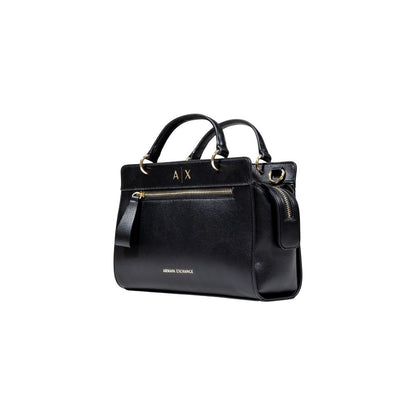 Armani Exchange Black Polyester Handbag