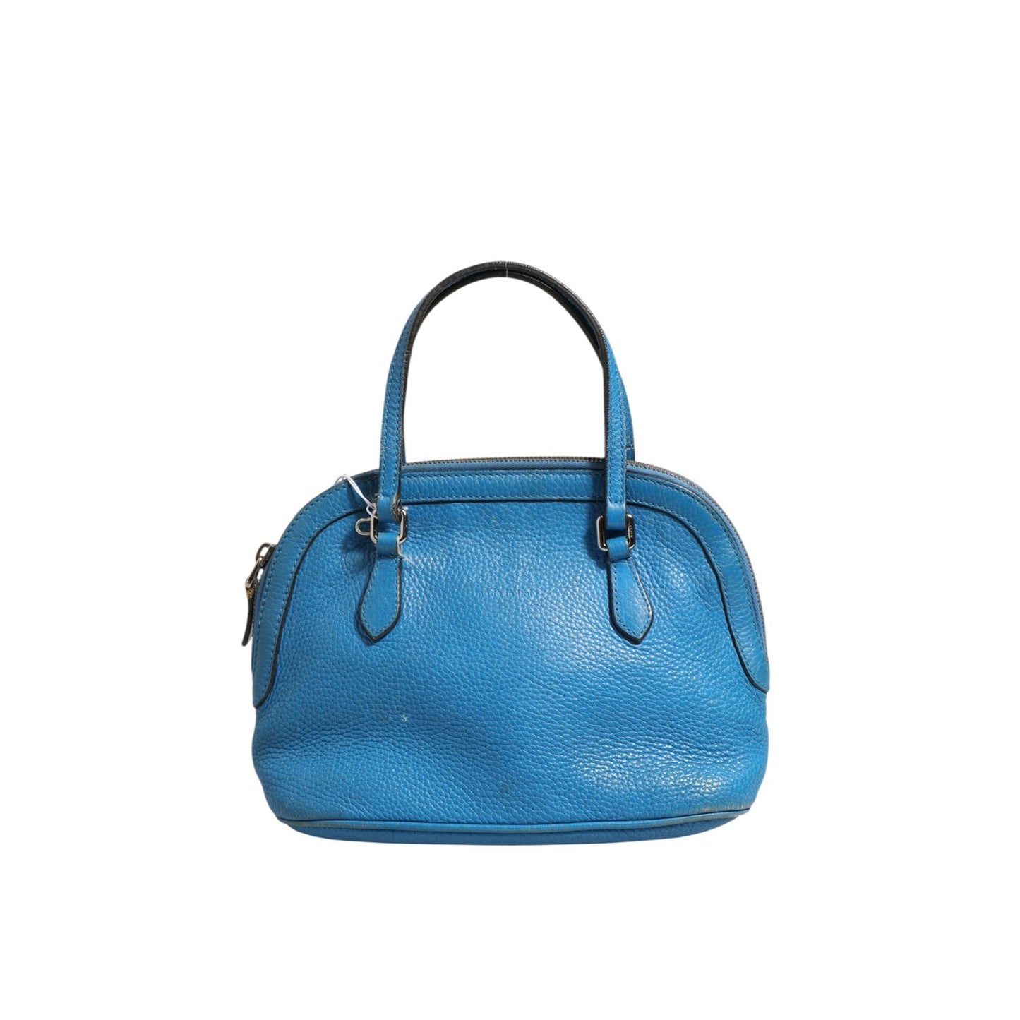 Gucci Blue Leather Dome Handbag