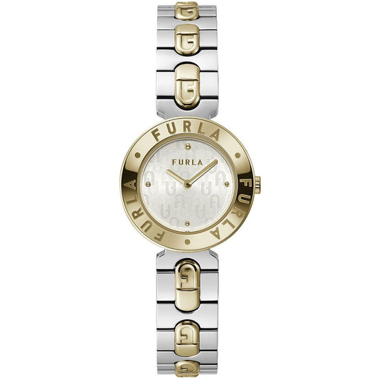 Furla Gray Stainless Steel Dress Watch