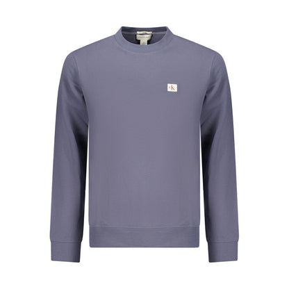 Calvin Klein Blue Cotton Sweatshirt