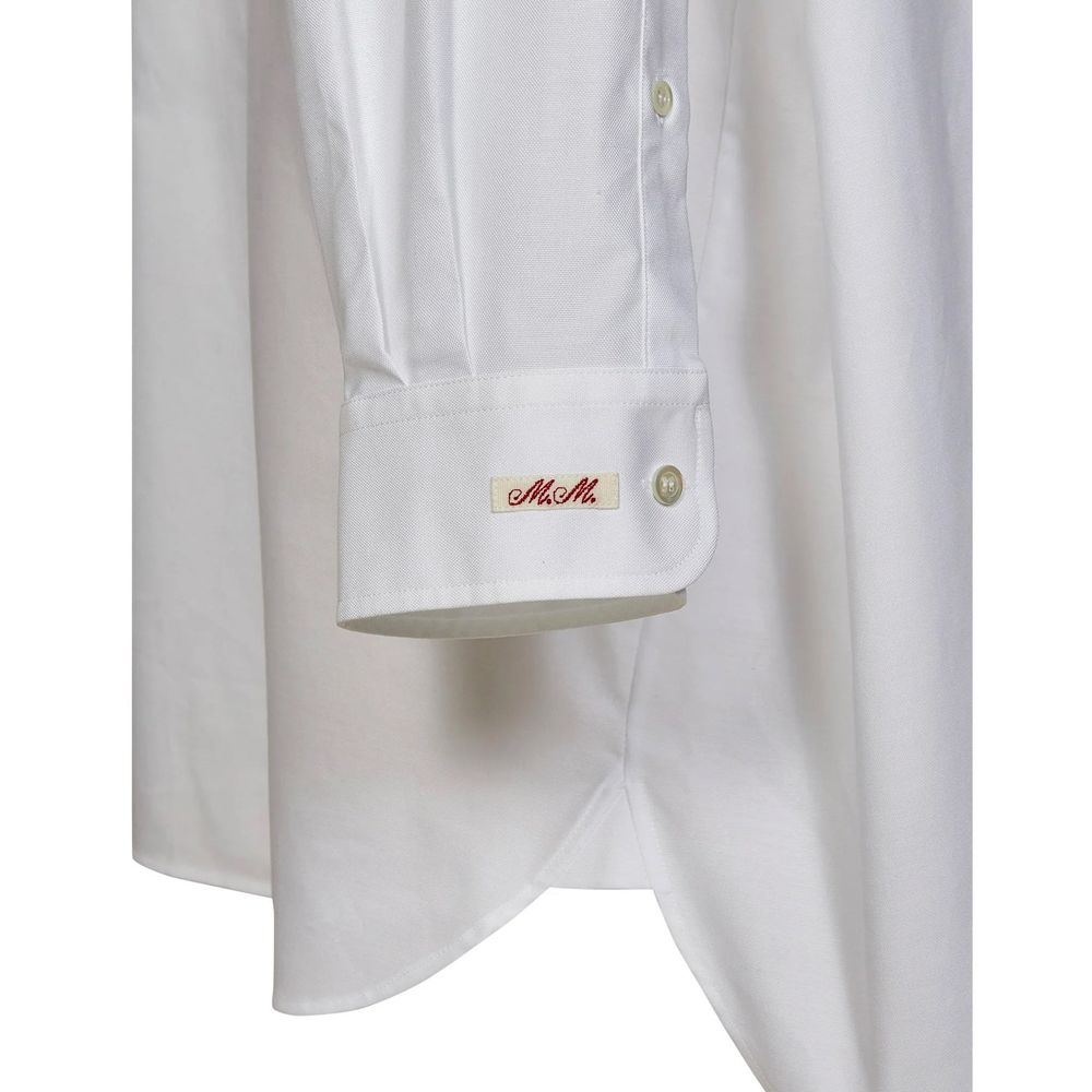 Maison Margiela White Cotton Dress Shirt