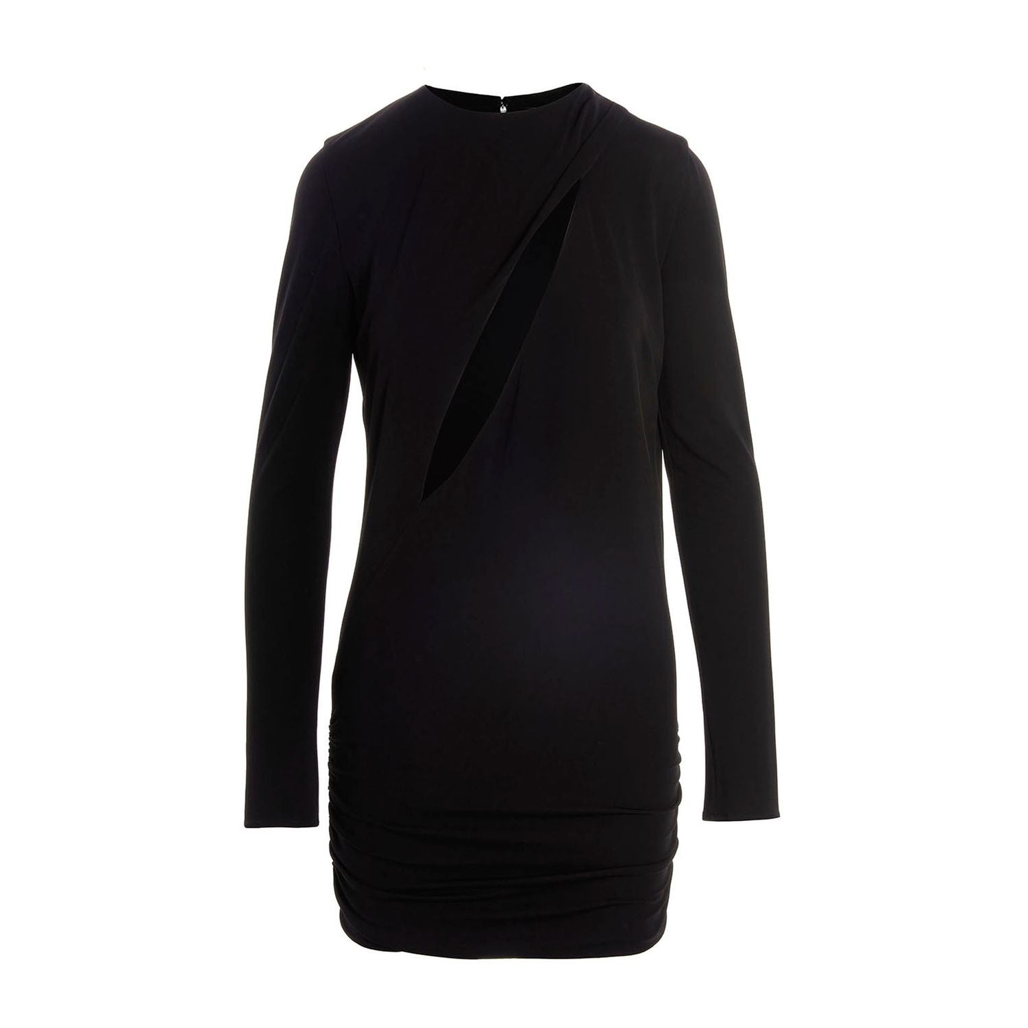 Versace Black Viscose Short Dress