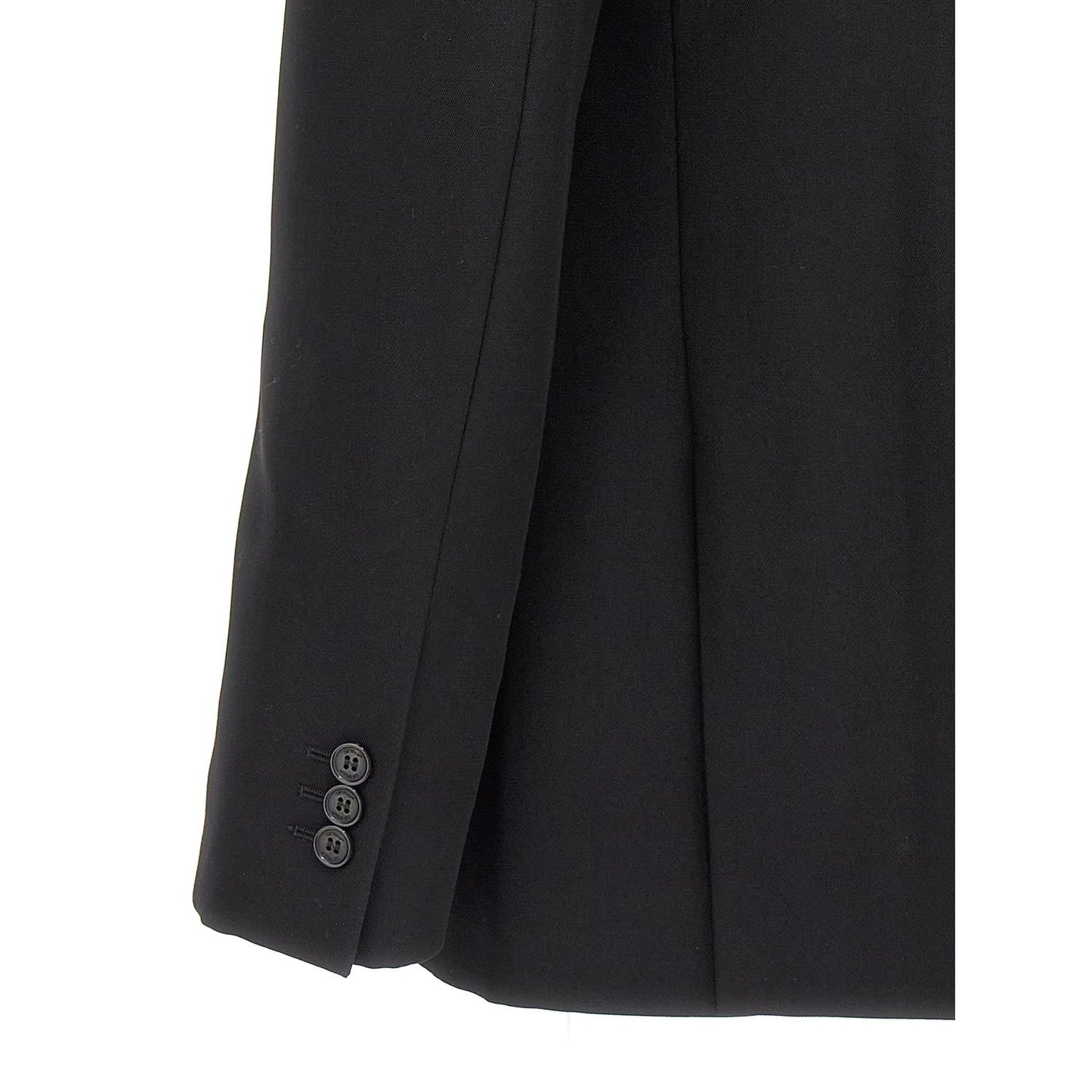 Off-White Black Virgin Wool Blazer