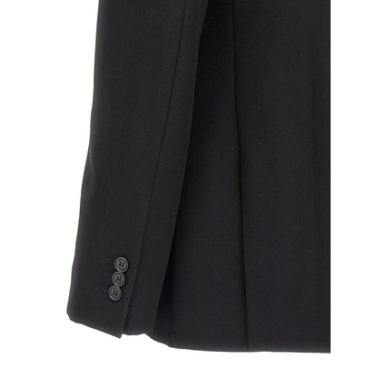 Off-White Black Virgin Wool Blazer