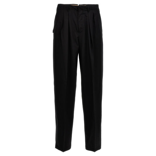 PT Torino Black Virgin Wool Dress Pants