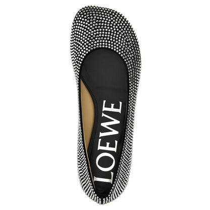 Loewe Black Goatskin Ballet Flats