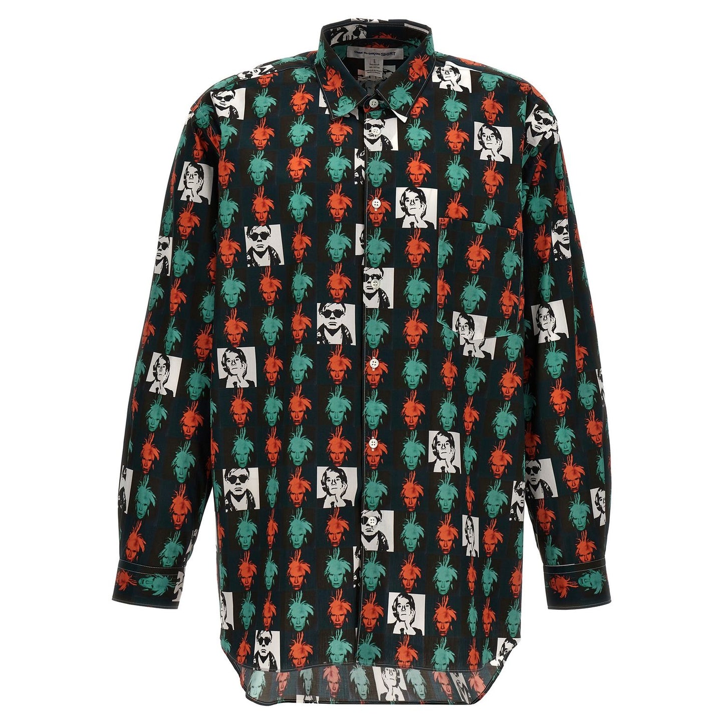 Comme Des Garçons Multicolor Cotton Blouse