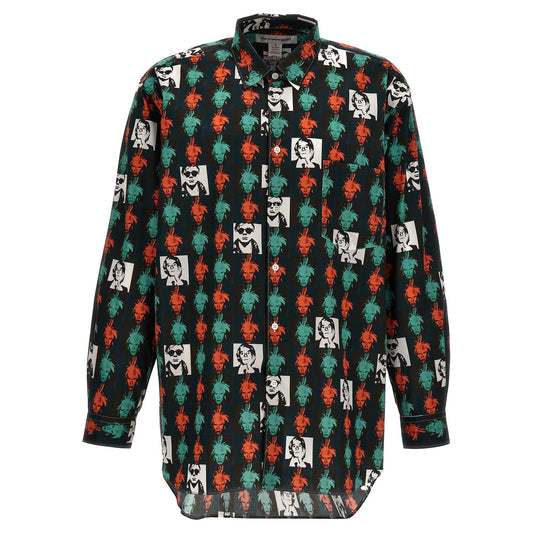 Comme Des Garçons Multicolor Cotton Blouse