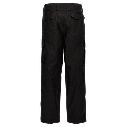 Department 5 Black Cotton Cargo Pants